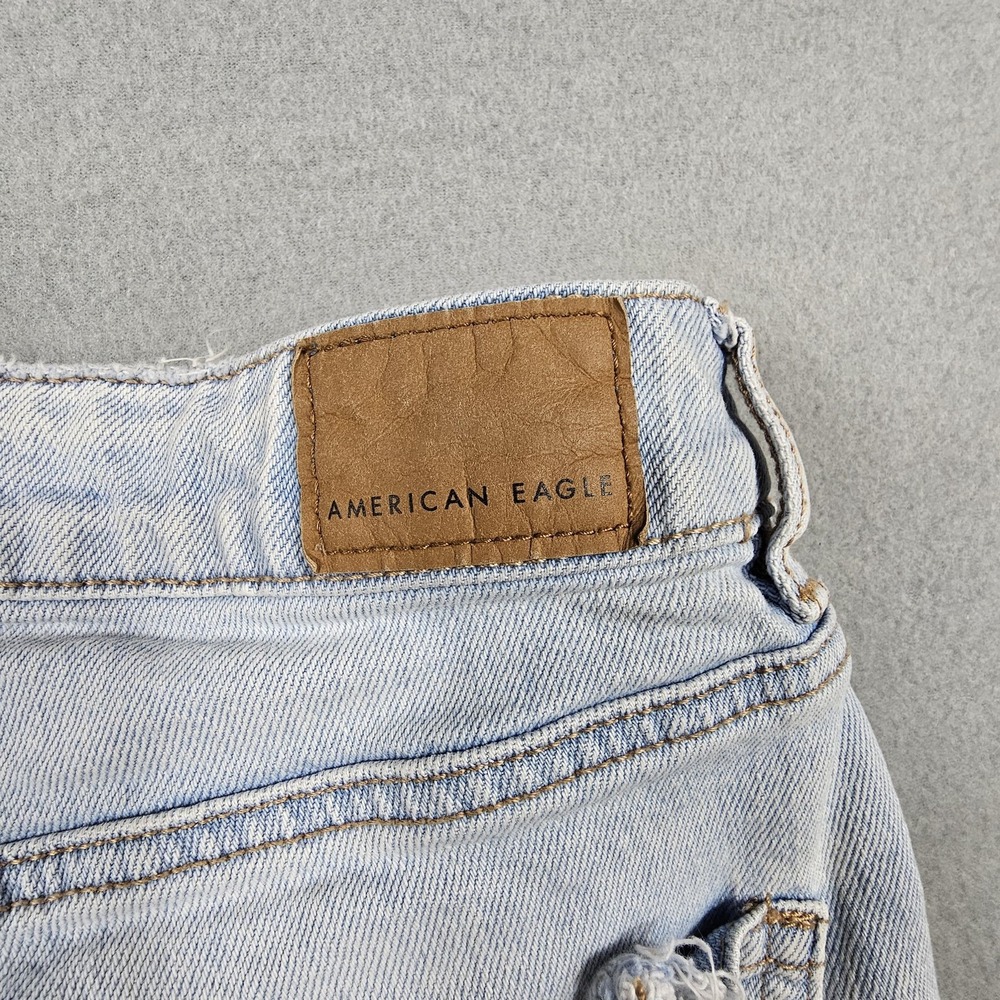 American Eagle Jeans Womens 6 Distressed Ripped High Rise Strigid Denim Pants‎ - Picture 11 of 11